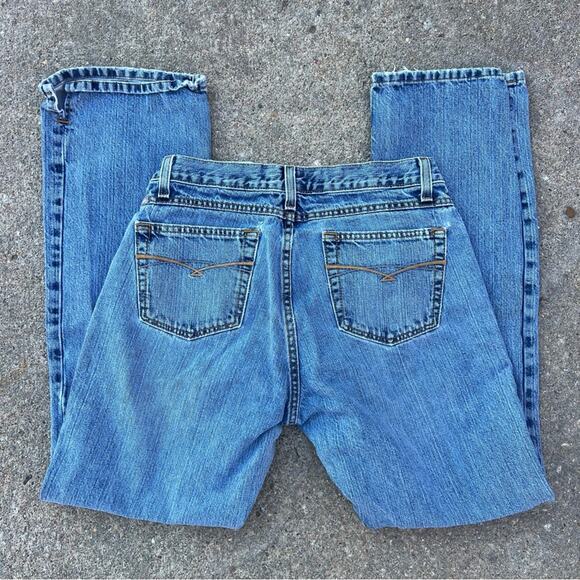 Y2K Cruel Girl 9R Relaxed Fit Boot Cut Blue Denim Jeans - Picture 1 of 8